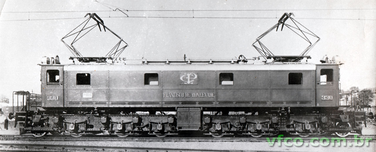 Locomotiva elétrica 1-C+C-1 Metropolitan-Vickers nº 330 da CPEF - Francisco de Monlevade