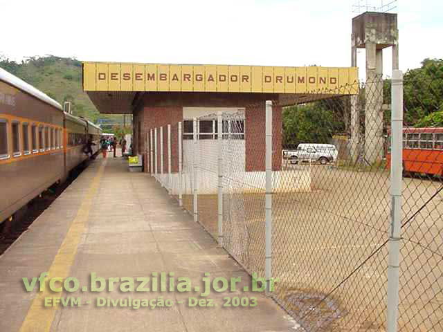 Desembargador Drumond - Estação do Trem Vitória - Belo Horizonte, da Estrada de Ferro Vitória a Minas
