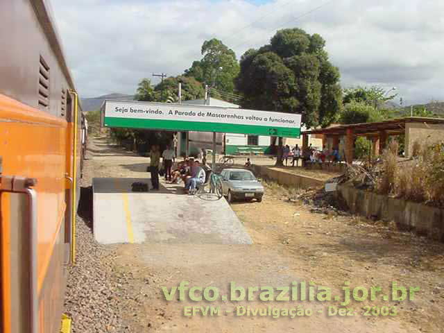 Mascarenhas - Estação do Trem Vitória - Belo Horizonte, da Estrada de Ferro Vitória a Minas
