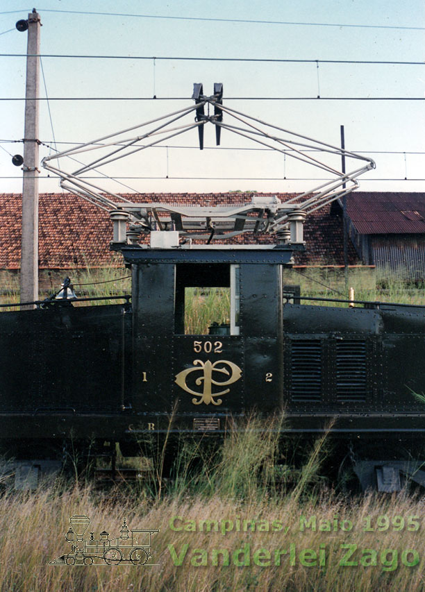 Cabine da locomotiva Baratinha n° 502 restaurada nos padrões da CPEF