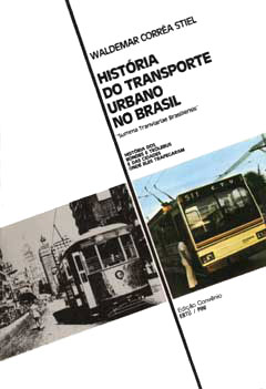 Capa do livro História do transporte urbano no Brasil