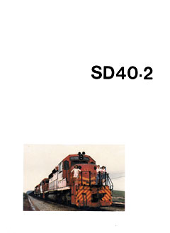 Capa do livro SD40-2 - locomotiva e ferreomodelismo
