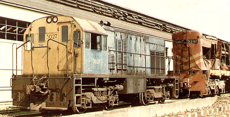 Locomotiva U5B n° 3027 da  EFCB - Estrada de Ferro Central do Brasil