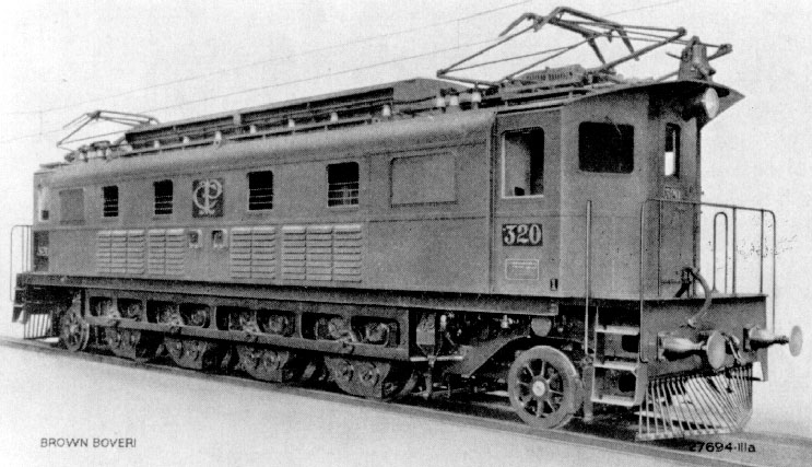 Locomotiva 1Do1 Brown-Boveri, n° 320 da Cia. Paulista de Estradas de Ferro