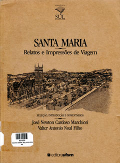 Capa do livro Santa Maria. Relatos e impressões de viagem