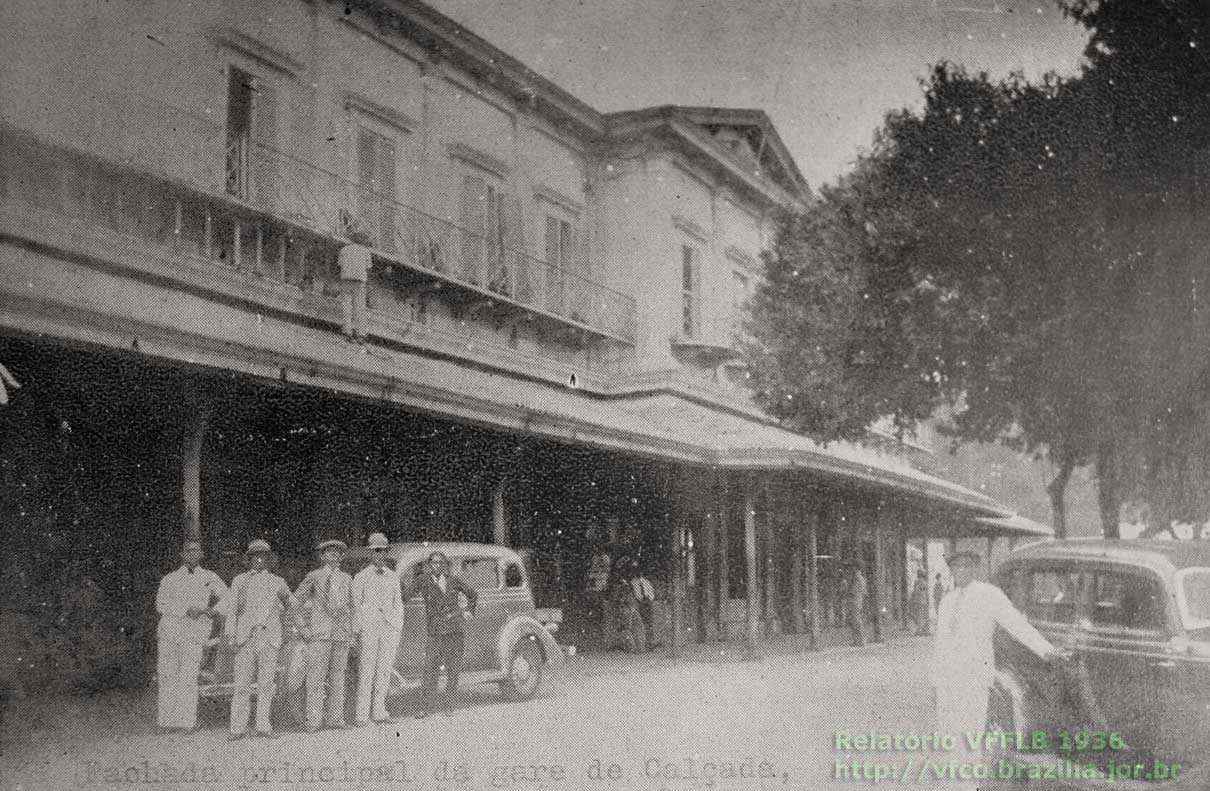 Fachada da estação ferroviária de Salvador antes da reconstrução