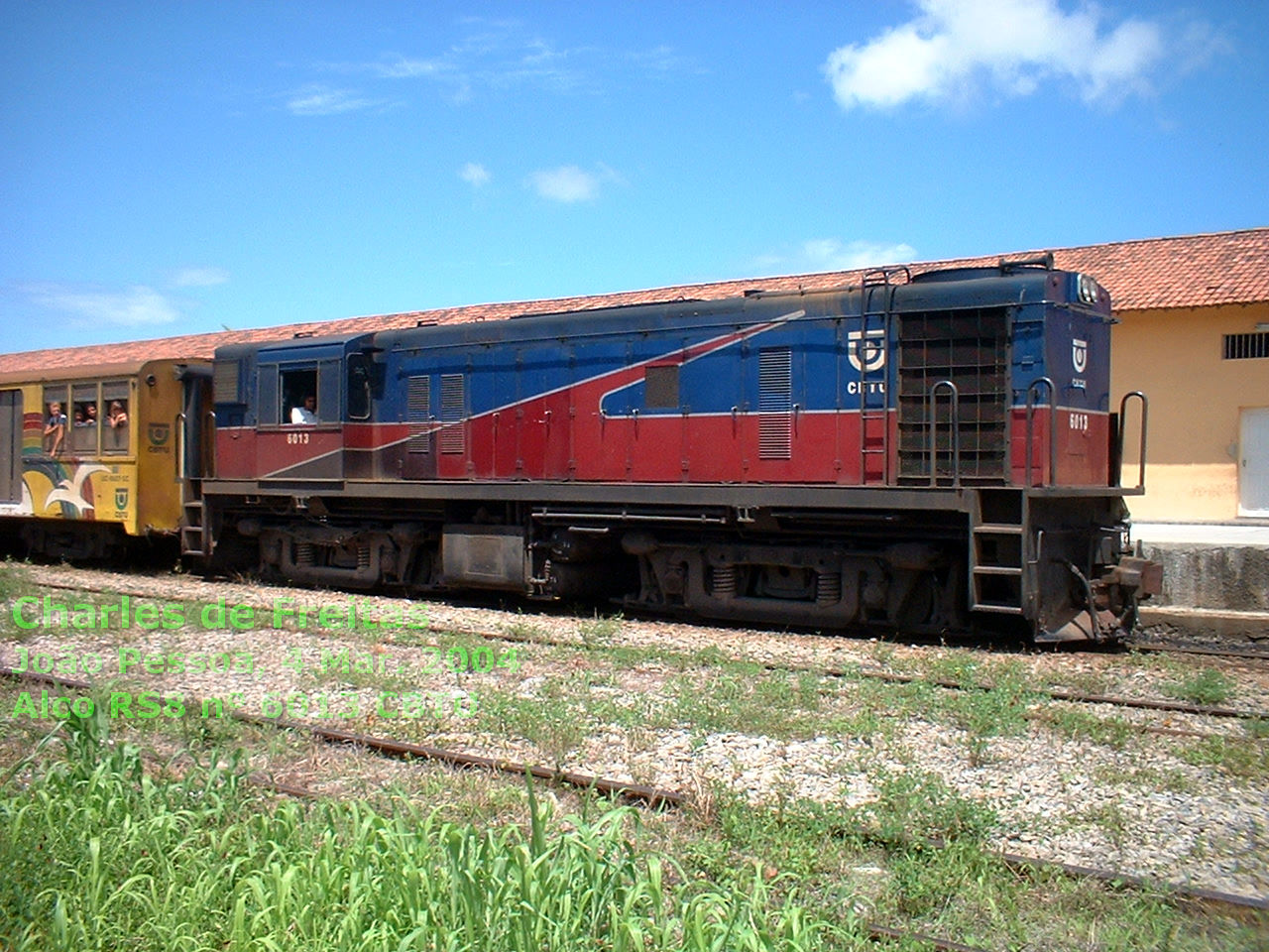 Locomotiva Alco RS8 nº 6013 CBTU João Pessoa