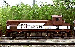 Locomotiva G12 EFVM #535 Cabeçuda (Big Head)