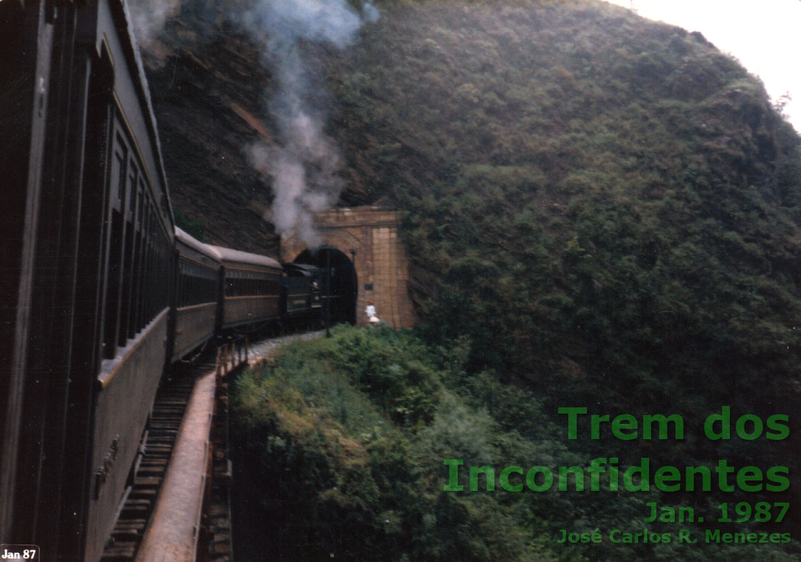 Túnel ferroviário entre Ouro Preto e Mariana