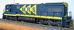 Ferreomodelo da locomotiva C36ME da ferrovia MRS