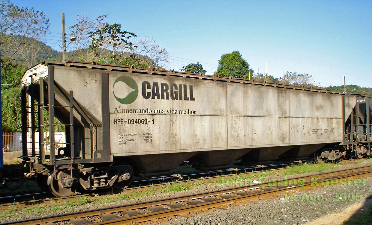 Vagão HFE-094.069-1 Cargill, na ferrovia ALL